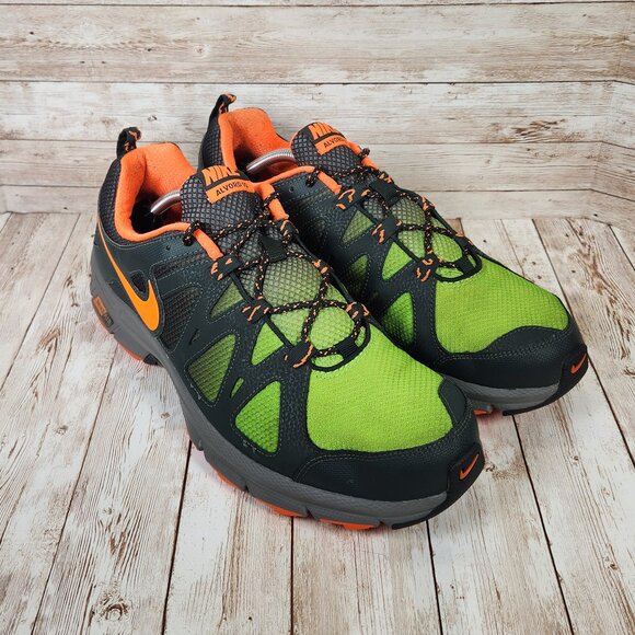 NIKE Air Alvord 10 Mens 13 Black Spruce Lime Trail Running Hiking Sneaker Shoes main image 6